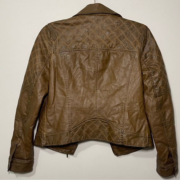 BB Dakota Brown Leather Jacket - Picture 6 of 7